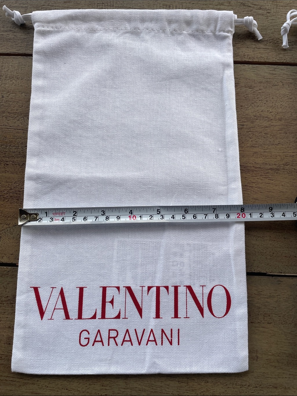 2 Valentino Garavani White Dust Bags - Picture 8 of 11